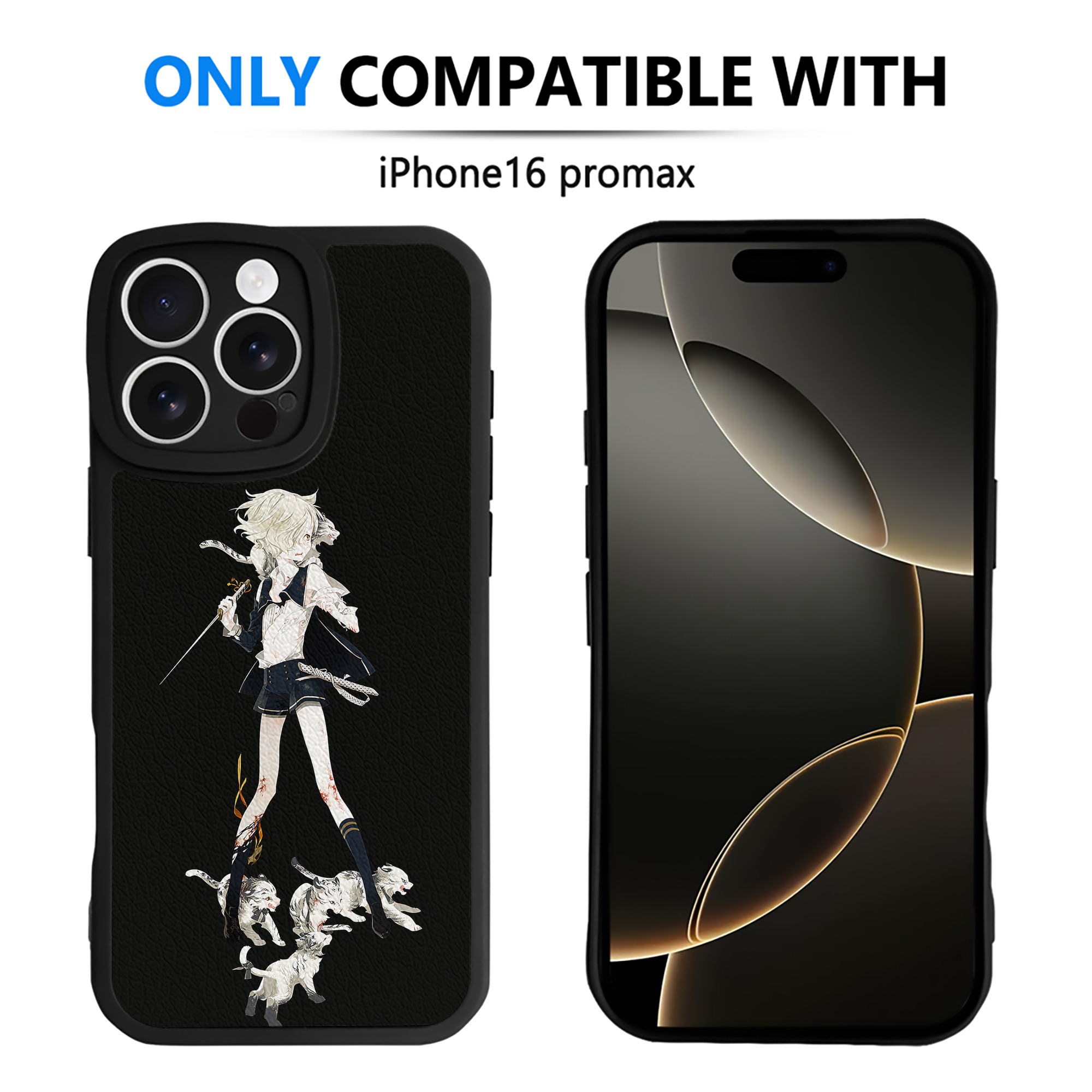（画像用） 刀剣乱舞 Touken Ranbu 【iPhone 16シリーズ対応】シリコンスマホケース（レザー調） 材質：シリコン